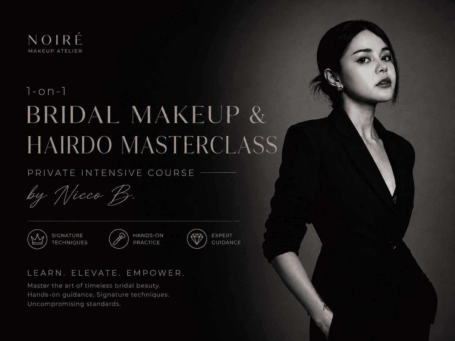 1-on-1 Bridal Makeup & Hairdo Masterclass
