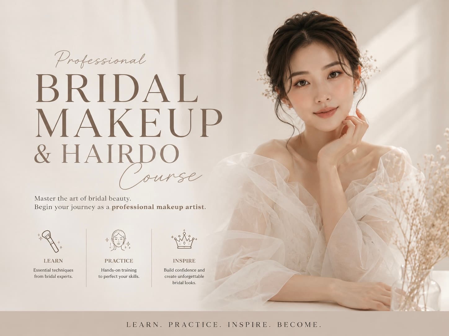 Professional Bridal Makeup & Hairdo Course